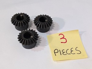 Lot of 3 Martin M1221C Straight Tooth Miter Gear, 21 Teeth, 20 ° Pressure Angle