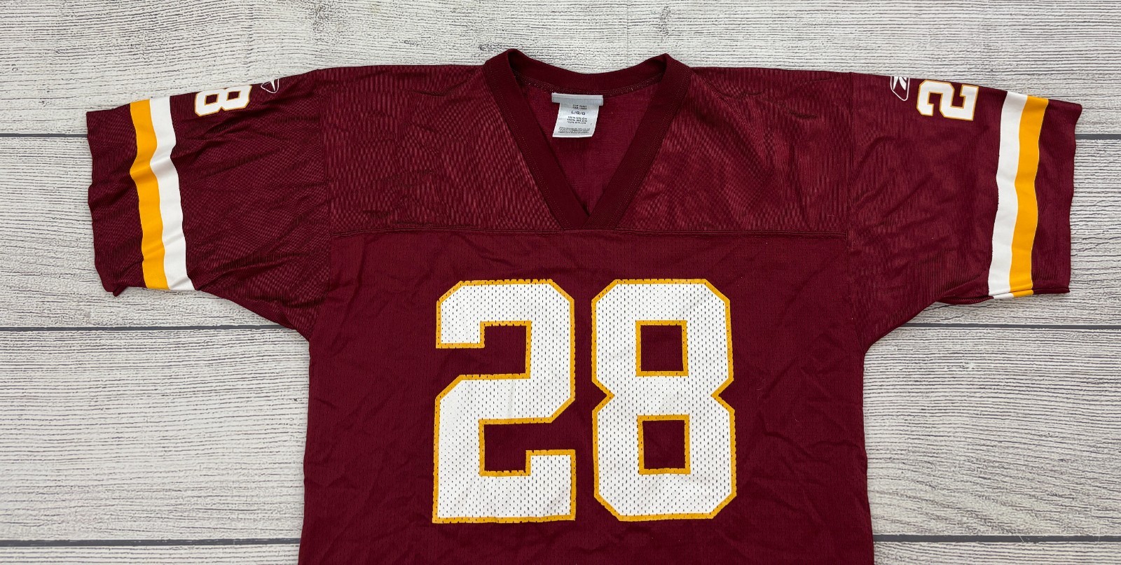 DARRELL GREEN #28 WASHINGTON REDSKINS Youth Sz Large Reebok Home NFL Jersey VTG thumbnail 2