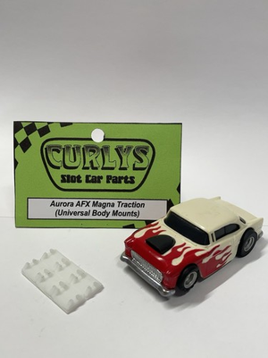 #ad Curlys Slot Car Parts Aurora AFX Magna Traction Universal Body Mounts $8.00