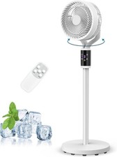 Pedestal Fan- Air Circulator Oscillating Quiet Standing Fan with Remote