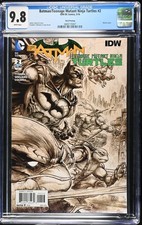 Batman Teenage Mutant Ninja Turtles #2 (2016) 3rd Print Variant CGC 9.8 Y069