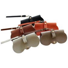 5Pcs Soft Leather Sunglasses Bag,Glasses Pouch Carrying Organizer Eyeglass7590