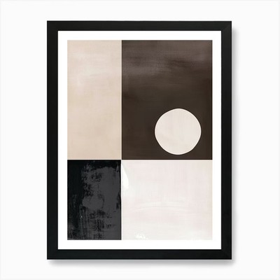 Quiet Sands minimalistischer Stil Kunst PR gerahmtes Wandbild Poster Leinwanddruck Bild