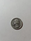 1943 Washington Quarter - 25C - Circulated Condition - 90% Silver