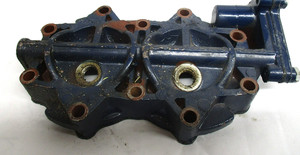 OMC BRP Johnson Evinrude OEM 1970's 18-25 HP 2 Cylinder 2 Stroke Cylinder Head