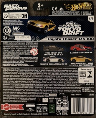 Hot Wheels Premium The Fast & The Furious Tokyo Drift Toyota