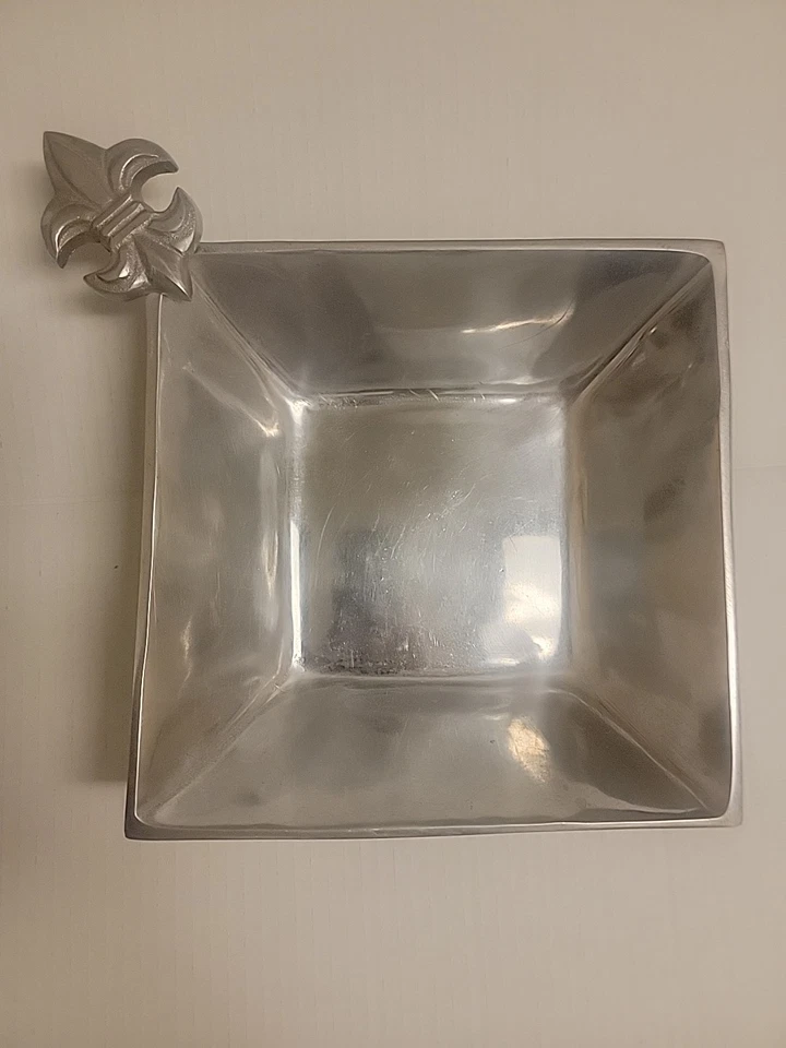 Tigela média de prata esterlina Fluer de lis - Imagem 2 de 4