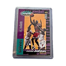 1995-96 Upper Deck Crash the Game Silver Michael Jordan #C1 vs. Rockets