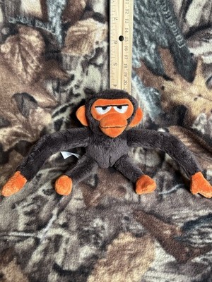 RARE Scholastic Grumpy Monkey Mini Doll Stuffed Animal Plush Toy HTF