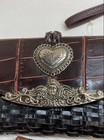 The Sak Iris Wristlet NWT Tooled Leather Artisan Village Scene Wallet Lot of 3 — photo 2