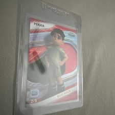 2025 Topps Chrome Disney Elio Solis Red Refractor 2/5 133 Debut