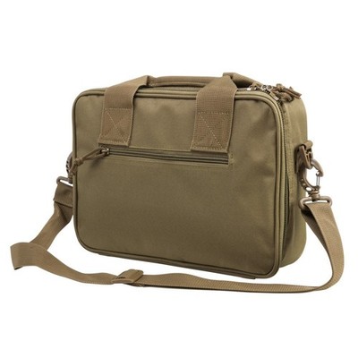 Tan Deluxe 2 Pistol Case Range Bag for Hk USP P2000 P30 Hk45 VP40 VP9 P30L P8