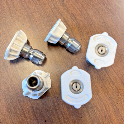 #ad #7.5 Orifice Pressure Washer Nozzle White 40 Degree 5Pack Quick Connect 1 4quot; $39.50