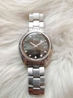 Vintage SEIKO Automatic 17 Jewels Black Dial Watch Runs.