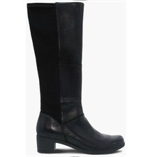 Dansko Black Leather Tall Knee High Boots Celestine Women Eu 39 US 8 NEW
