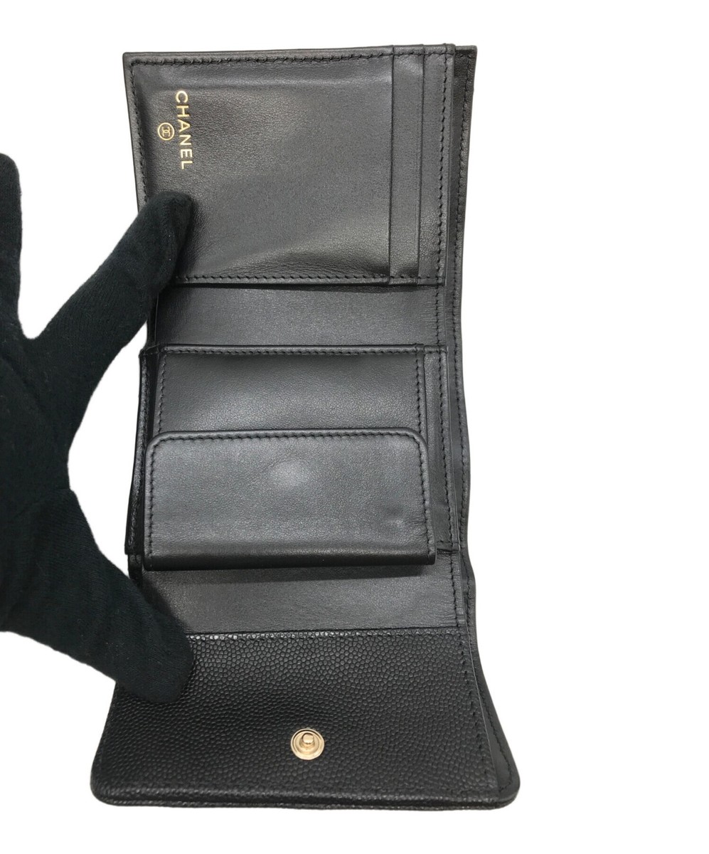 CHANEL Coco Mark Small Flap Wallet AP3604 #049 | eBay