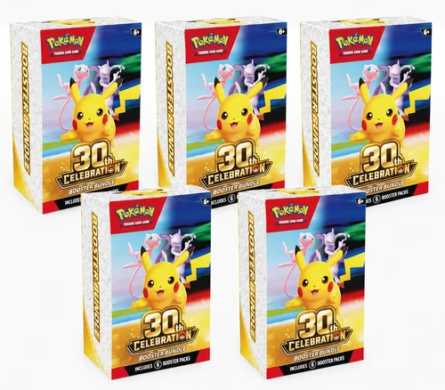 Pokémon TCG 30th Anniversary Celebration Booster Bundle X5 ✅CONFIRMED PRE-ORDER✅