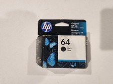 Genuine HP 64 Black Original Ink Cartridge N9J90AN EXP 8/2021