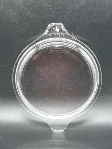 Vintage PYREX Casserole Clear Glass Lid Only 470-c Fits 441 442 443 READ
