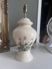 Botanical Ginger Jar Shaped Vintage Lamp Holkham Pottery