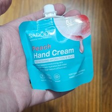 Sadoer Peach Hand Cream  Refreshing  Hydrating  Silky  30G