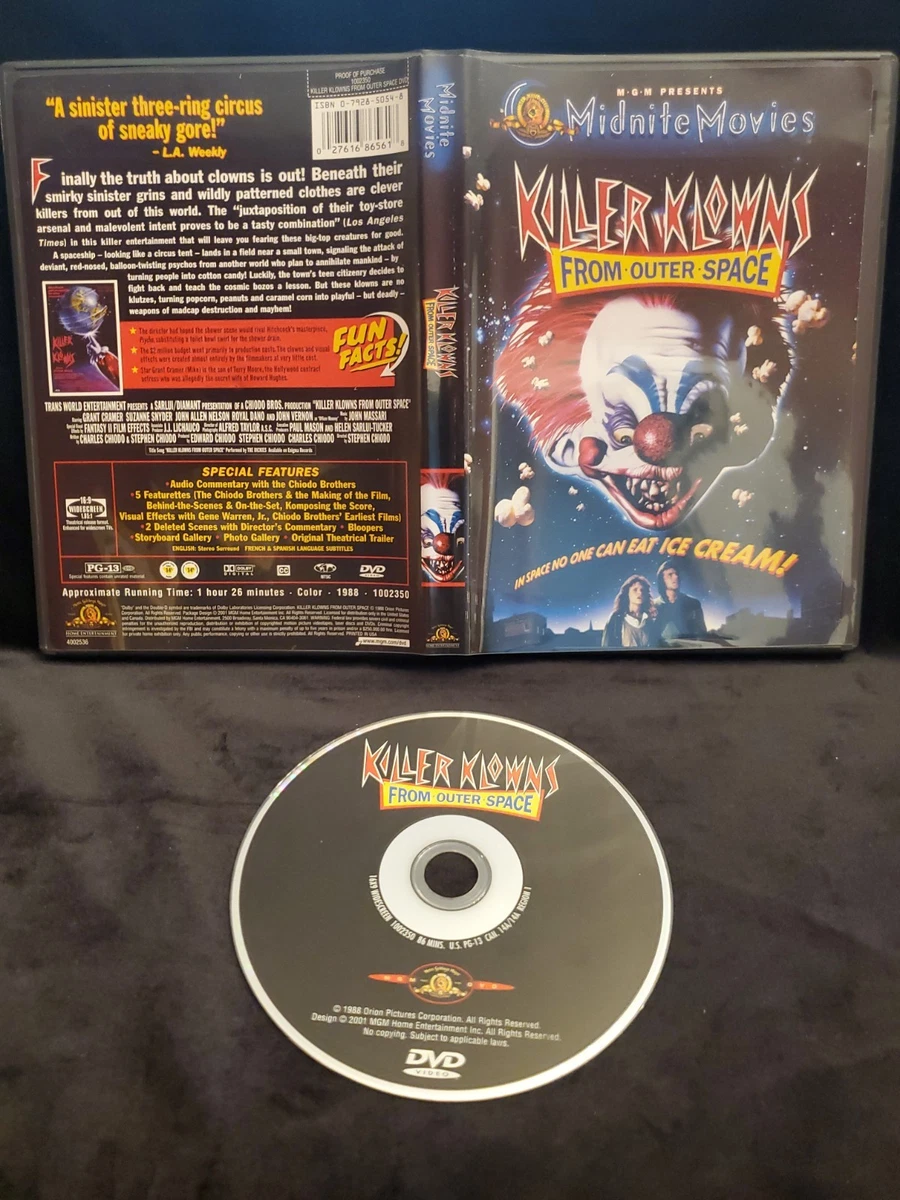 Special Edition Killer Klowns from Outer Space DVDs & Blu-ray
