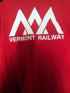 Vermont Railway Long Sleeve T Shirt- XL