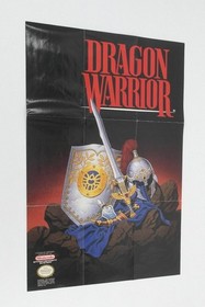 Nintendo NES Dragon Warrior Game Cartridge ~ with Manual, Map, and Guide
