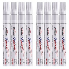 Paint Pens Paint Markers - White Permanent Markers 8 Pack, Oil Based Waterpro...