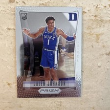 2021-22 Panini Prizm Draft Picks Flashback Silver Jalen Johnson #10 Rookie RC