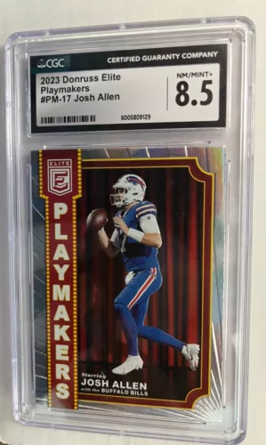 2023 Donruss Elite Josh Allen Playmakers CGC 8.5