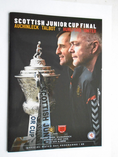 Auchinleck gegen Hurlford 2018 Scottish Junior Cup Finale in Kilmarnock