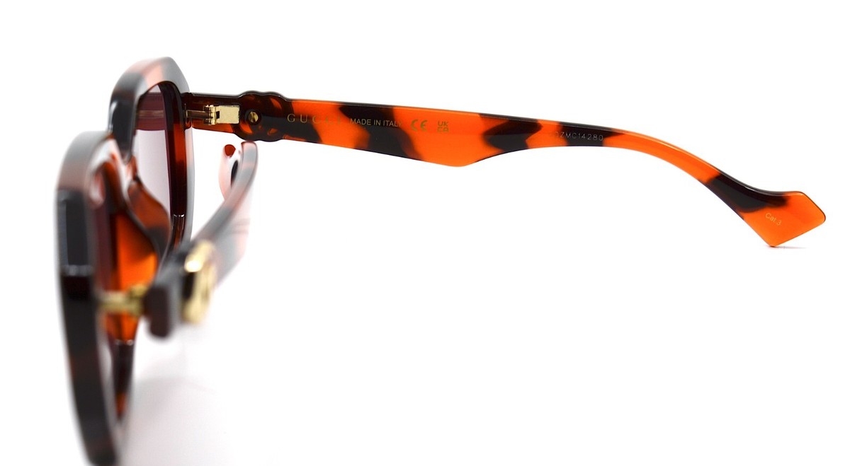 Gucci GG1535S 005 Havana Orange Violet Women display picture 2