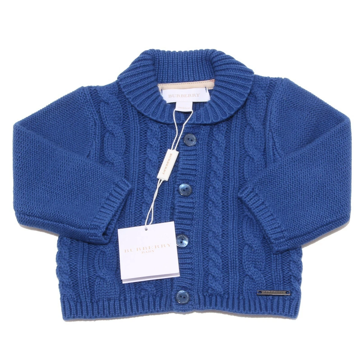 50880 BURBERRY BABY Blue Baby Sweaters Jumpers Kids Cardigan