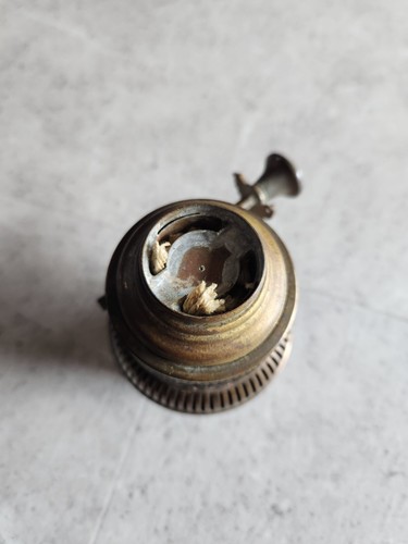 Vintage Early Index Ang #2/#3 Brass Burner Assembly For Oil Kerosene Lamps - Picture 4 of 10