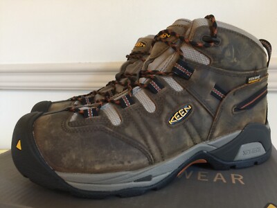 NWT KEEN Utility DETROIT XT SOFT TOE 1020039 Brown Leather Boot Men Waterproof