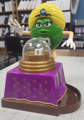 Mars M&M's Candy Dispenser Green Fortune Teller (B185)