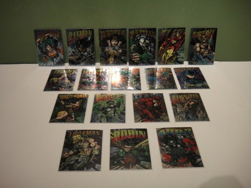 1995 Skybox DC Power Chrome Legends '95 - Base Hard Hitters Battlezone Legacy - Picture 14 of 19