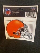 Cleveland Browns Window Cling NFL Logo 3" x 3.75" Reusable Decal