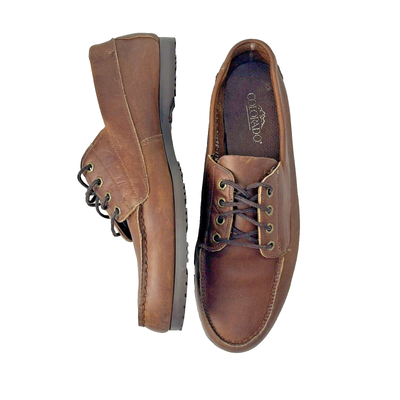 Colorado Mens Size 12 M Leather Brown Boat Shoe Loafer Flat  display picture 1