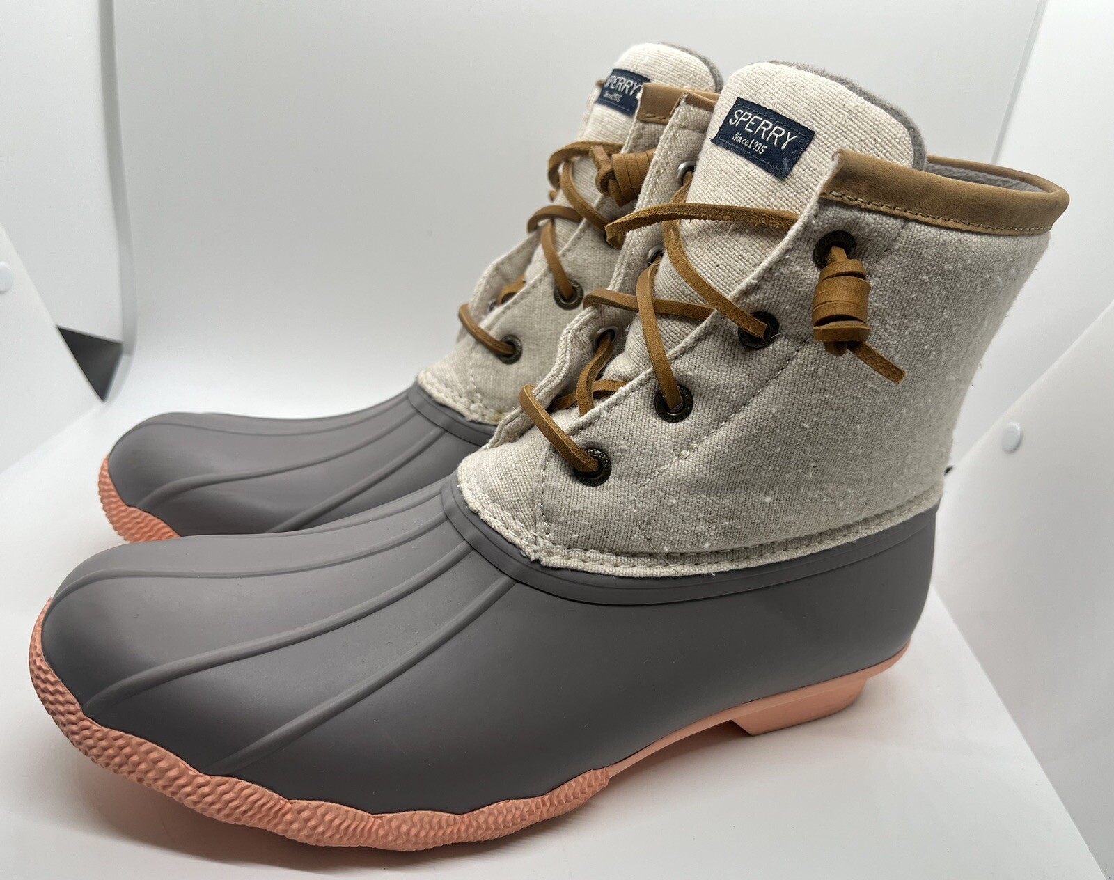 sperry duck boots women navy