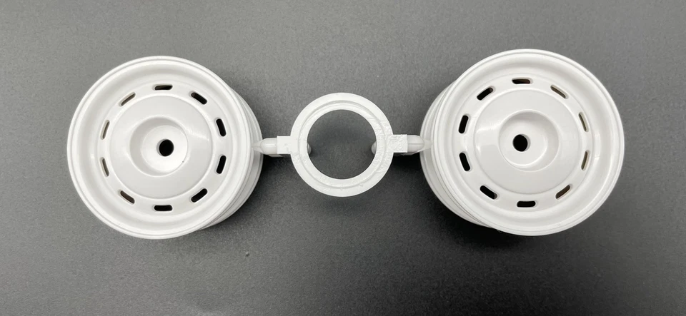 TAMIYA 1:10 M CHASSIS FELGEN WEISS (4 ST) ZU CITROEN CV / VW KÄFER # 9339081 - Bild 3 von 3