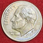 2000-P Roosevelt Dime Toned Very Nice Coin "Error" #1