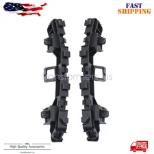 Pair Bumper Bracket Set Front Plastic For Honda Accord 2013-2016