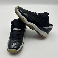 Nike Boys Air Jordan 11 528896-023 Black Basketball Shoes Sneakers Size 6Y