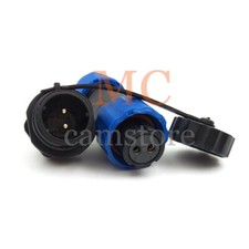 SD13 10A 2Pin Waterproof Wire Connector,LED Power Cable Connector Plug Socket