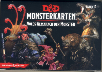 D&D Monsterkarten - Volos Almanach der Monster, Gale Force 9, Deutsch