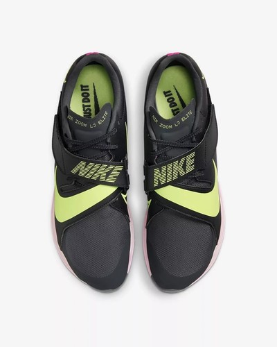 Nike Air Zoom LJ Elite Track & Field Mens Spike Shoes Black CT0079-001 NEW Sz 12 - Picture 8 of 12
