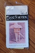 Childrens DanzNMotion Danshuz Nylon Footed Dance Tights Yellow Size 2-4 Ballet