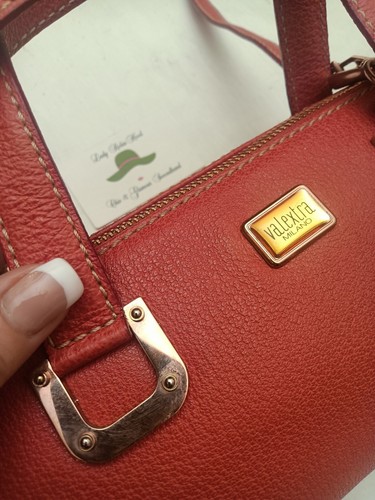 VALEXTRA KOFFER PAPILLON-BABILA CROSSBODY MICRO BAG LEDER ROT - Bild 6 von 14